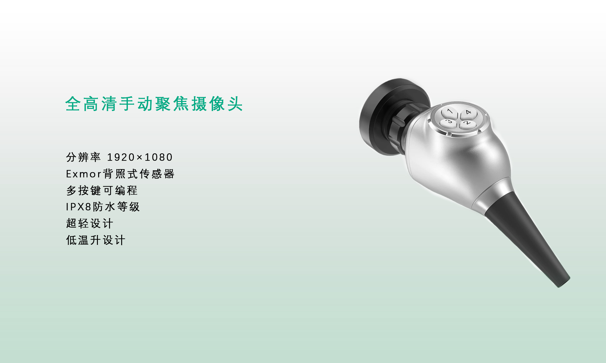 全高清手动聚焦摄像头